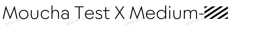 Moucha Test X Medium字体转换
